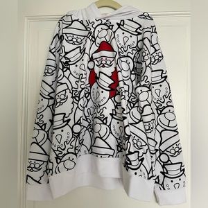 New With Tags. Adorable Christmas Hoodie. Kids size 10.